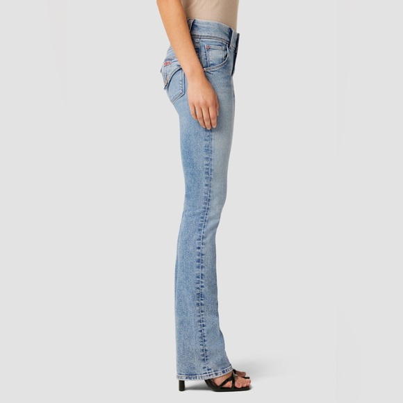 HUDSON Jeans Beth Low to Mid-Rise Baby Bootcut Petite Motion Blue Women Size 25 - Picture 5 of 17